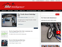 Tablet Screenshot of bikeintelligencer.com